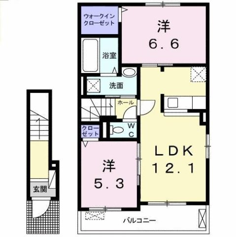【間取り】 | ラフォルテ　Ⅰ