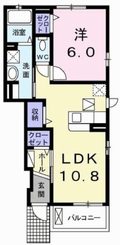 フリッシュ　リヒトⅠの間取り