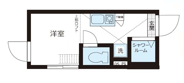ククリ・ザ・レジデンス池袋の間取り|間取りです。