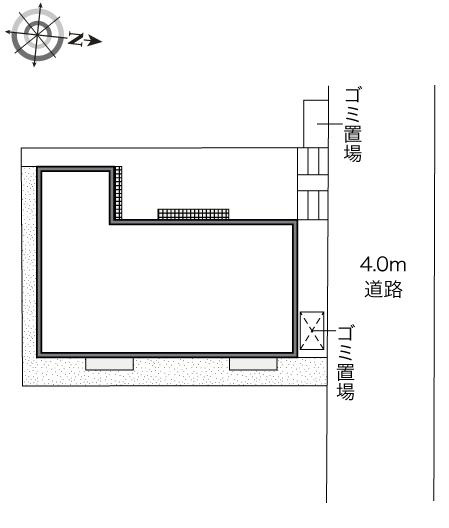 レオネクストアイリスⅡの区画図