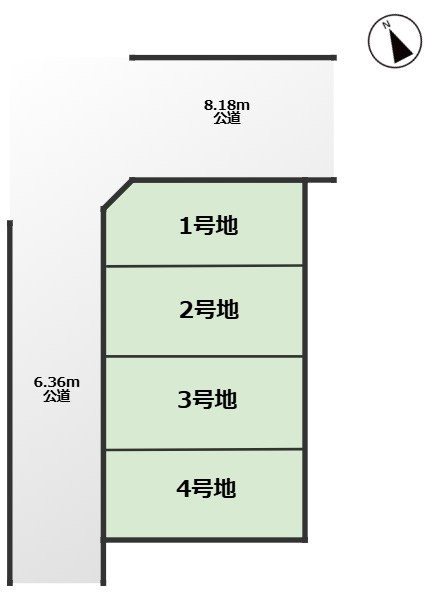 MELDIA昭和区元宮町646④｜名古屋市の戸建ならホームアップの区画図