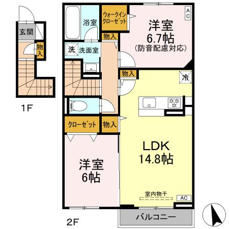 アヴァンセ横浜小机の間取り|アヴァンセ横浜小机　間取り