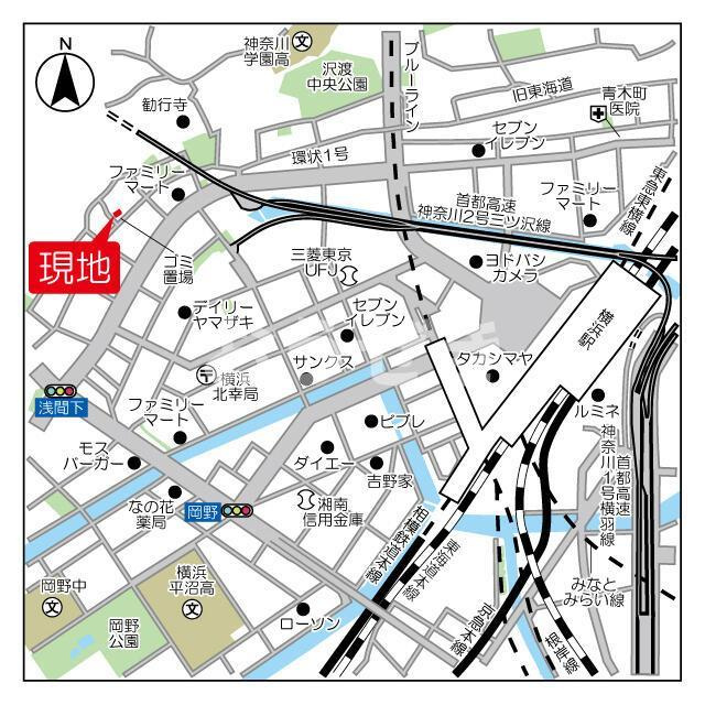 トラフィコ横浜の地図