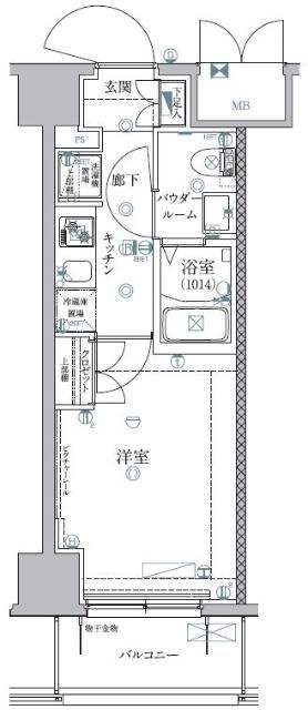 南池袋レジデンスの間取り