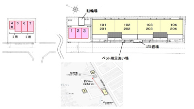 【駐車場】 | フォレスタⅠ | 駐車場