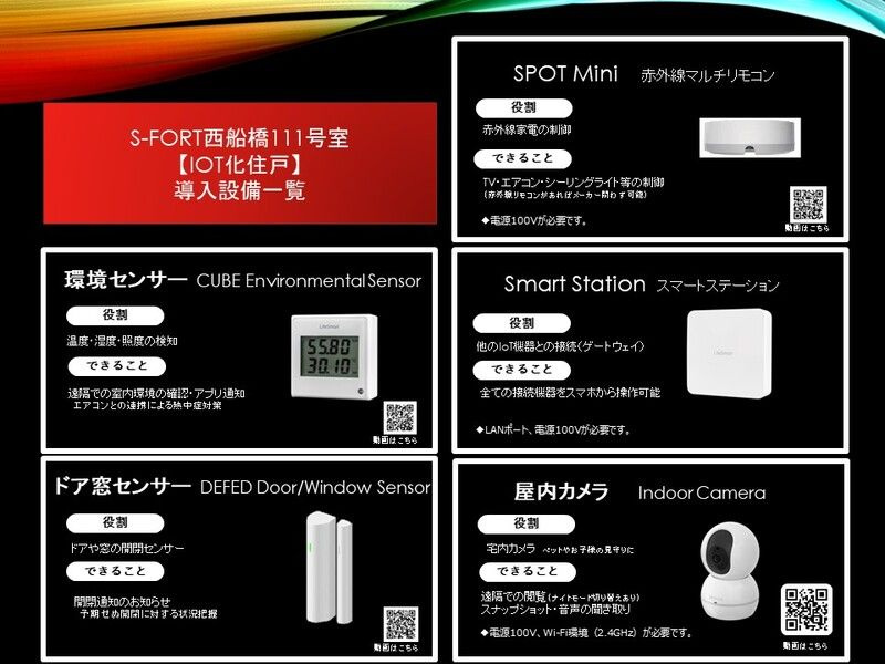 Ｓ－ＦＯＲＴ西船橋の設備
