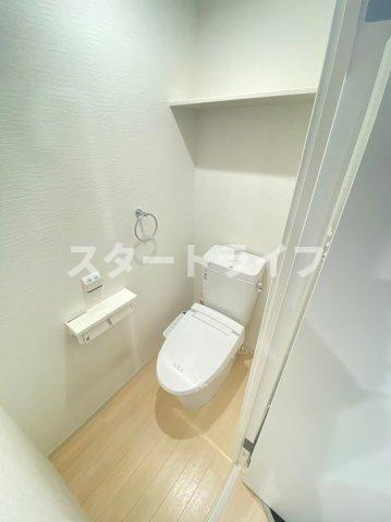 大阪市東淀川区淡路３丁目の賃貸マンションのトイレ
