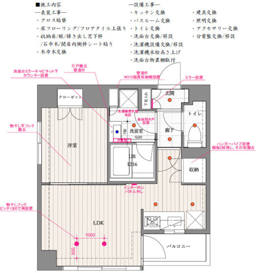 【間取り】 | ドゥーエ五反田