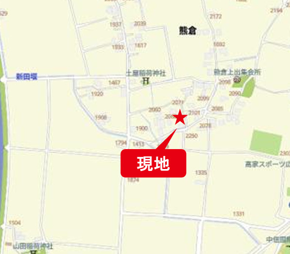 安曇野市豊科高家　新築戸建の地図|物件の正確な位置はこちらでチェック！お気軽にお越しください。