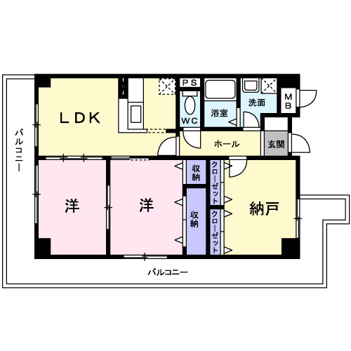 グラン　フォルスの間取り
