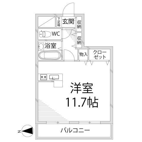 ラ・パルフェ・ド・アフェールの間取り