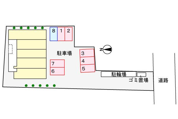 Ａｎｉｍａｔｅ　Ｋｏｎｉｓｈｉの駐車場