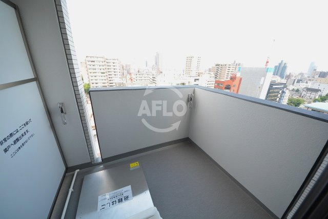 アドバンス上町台プレジールのバルコニー|アドバンス上町台プレジール　バルコニー