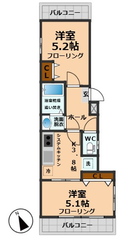 【間取り】 | プレジール永福町