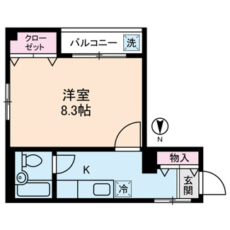 【間取り】 | ソレイユ清水