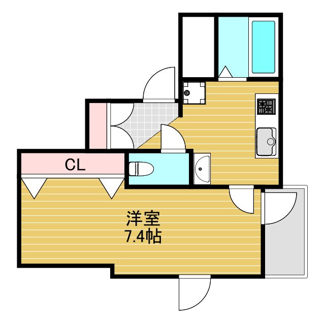 ラ　ファミーユ　ケイの間取り