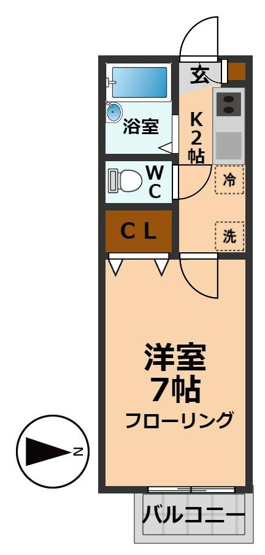 【間取り】 | フレア・プランドールA
