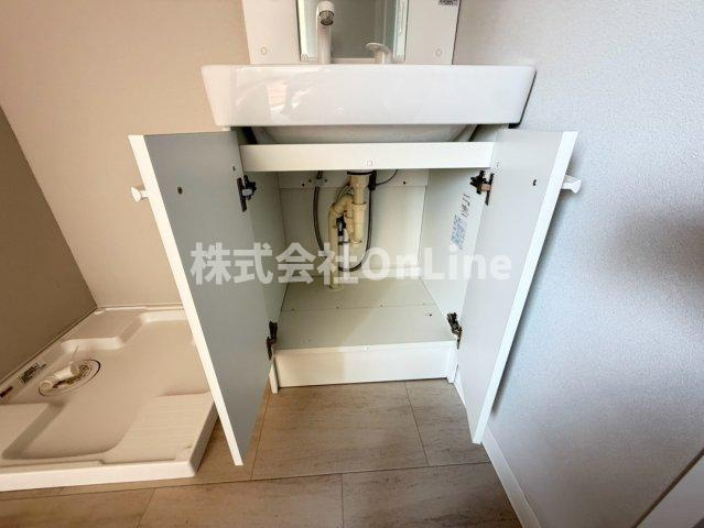 第2タナックマンションの独立洗面台