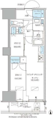 【間取り】 | パークアクシス品川天王洲アイル