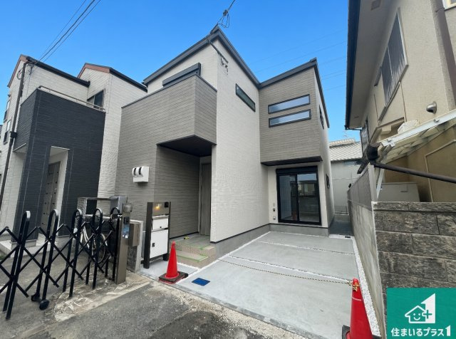 ■尼崎市富松町　第2期　新築一戸建ての外観|お客様に長く安心して住んでいだだける事にこだわった家づくり！住んでからのアフターサービスにもしっかりと取り組んでいます！