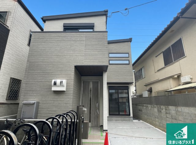 ■尼崎市富松町　第2期　新築一戸建ての外観|周辺は落ち着いた街並みの住宅地！子育てがしやすい住環境です！現地でしかわからない事もございます。是非一度ご覧ください。