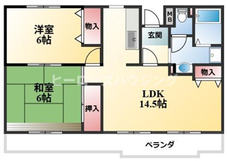 【間取り】 | クレール豊中曽根
