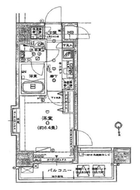 カテリーナ文京湯島の間取り