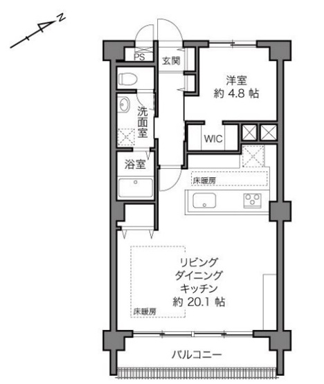 【間取り】 | アイビハイツ三田