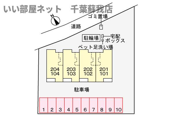 ウェル　ビーイングの区画図