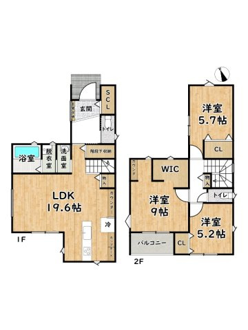 タマタウン姫路別所/新築戸建の間取り