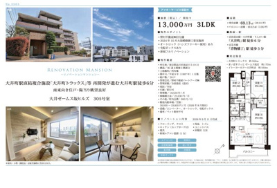 【その他】 | 大井ゼームス坂ヒルズ　仲介手数料無料＋70万円現金プレゼント中