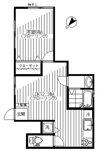 入船アパートの間取り