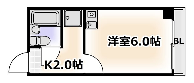 【間取り】 | ソシオコート難波