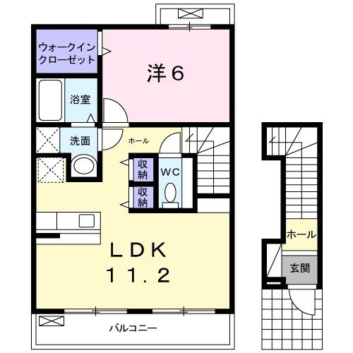 【間取り】 | アネーロヒロ2(アネーロヒルⅡ)