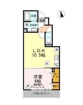 リヴェール等々力　Bの間取り