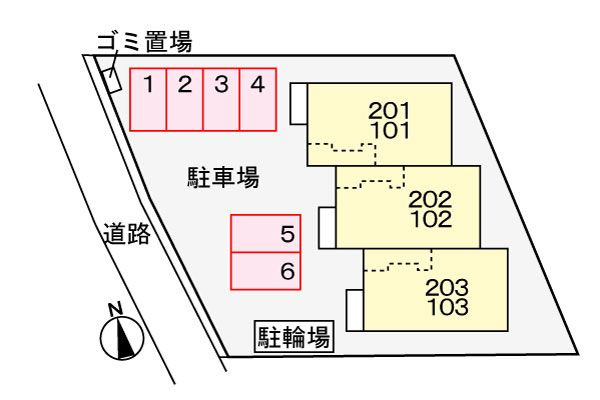 クレアの区画図