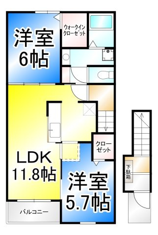 フリーデの間取り