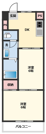 【間取り】 | レジデンス船橋 | 間取り
