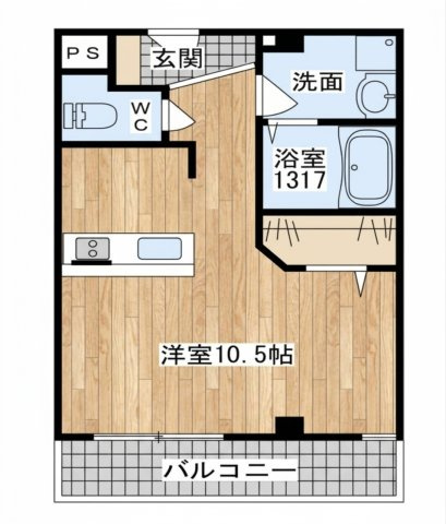 APART1の間取り