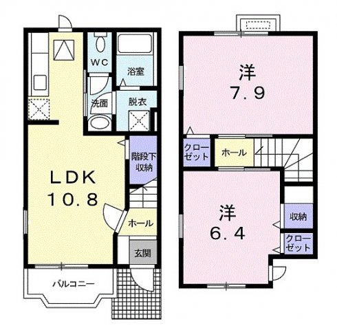 【間取り】 | アーコレイド | ファミリー向けの２ＬＤＫの間取りです！