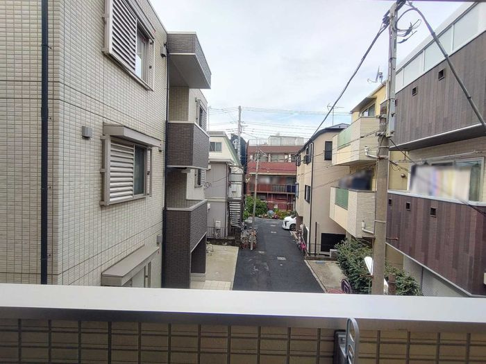 カメリア大森のバルコニー