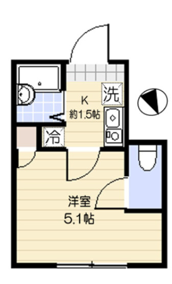スーペリアージュ東大井の間取り