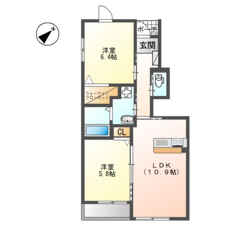 グッドマークレジデンスⅠの間取り