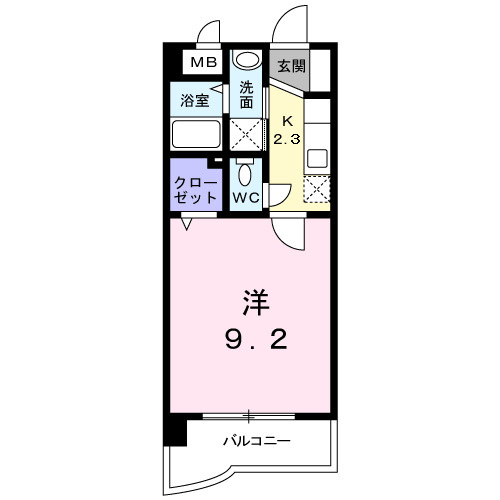 レジデンス竹末の間取り