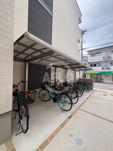 フジパレス喜連瓜破Ⅴ番館のその他共用部分|フジパレス喜連瓜破Ⅴ番館　駐輪場