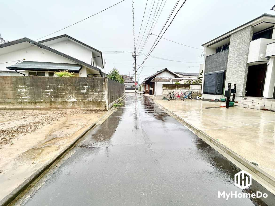 北区光音寺町　4期の前面道路含む現地写真