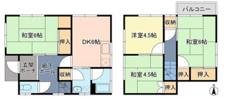 【間取り】 | 広島市佐伯区海老園１丁目　中古戸建