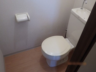 清潔感のあるトイレです