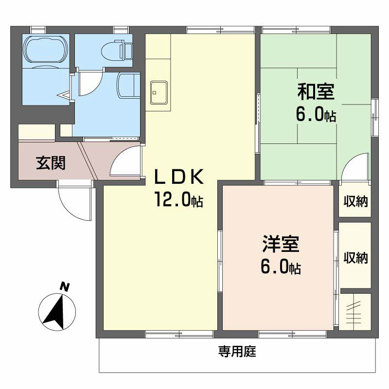 カーサ風早の間取り