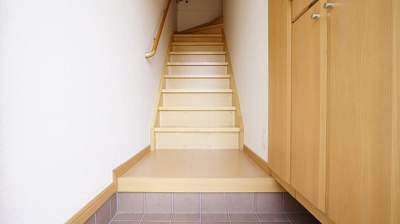ゆったりとした玄関です